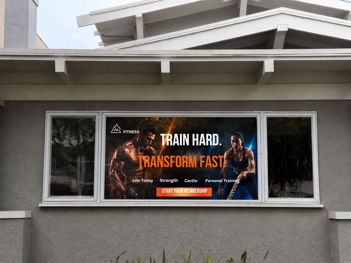 Gym storefront