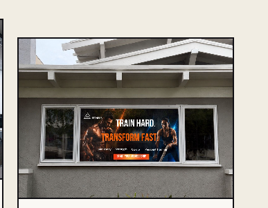 Gym storefront